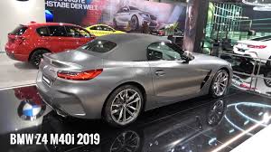 Bmw Z4 M40i 2019 First Look Exterior Interior 340 Hp Roadster Toyota Supra Twin Youtube