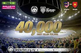 See more of aff suzuki cup 2018 on facebook. Aff Cup Final 40 000 Tickets Already Snapped Up