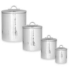 Check spelling or type a new query. Old Dutch International Hammered Stainless Steel 4 Piece Canister Set Bed Bath Beyond