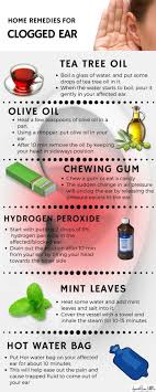 Home Remedies To Get Rid Of A Clogged Ear Fast Health Tips Holistic Health Remedies Remedies Home Remedies