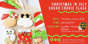 Christmas in July Sugar Cookie Decorating Class [0709]