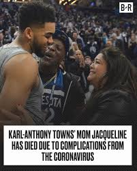 Dunk Nation Aos 52 Anos De Idade Jacqueline Towns Mae De Karl Anthony Towns Faleceu Nesta Manha Por Conta Do Corona Virus No Fim Do Mes Passado O Jogador Divulgou Um