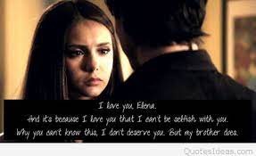 When you feel the blood rush in, you tell yourself that you're gonna get through it; Love Quotes From Vampire Diaries Hover Me