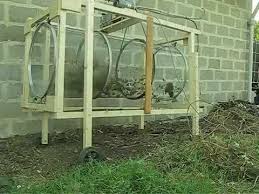 Tamis Rotatif Fait Maison Homemade Trommel Compost Sifter Composteur Fait Maison Roue Velo