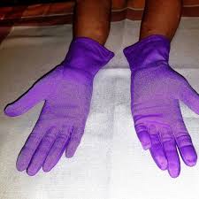 1960s Fownes Vintage Purple Gloves Size 6 7