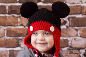Crochet mickey mouse hat discount