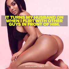 Ebony hotwife captions