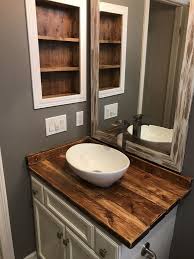 Creative uses for old used wood pallets | these rustic bar ideas will make you want one of your own. 73 Marvelous Modern Farmhouse Style Bathroom Remodel Decor Ideas Bathroom Farmhouse Style Rustic Bathroom Vanities Bathroom Countertops Diy