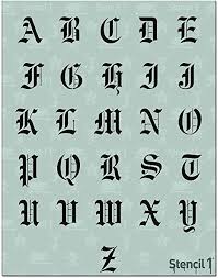 Feb 23 2020 explore grangerhormiones board capital letters calligraphy on pinterest. Amazon Com Stencil1 Letter Stencils 1 Old English Calligraphy Letters Numbers Mylar Uppercase And Lowercase Alphabet For Hand Painting Drawing Cutting Perfect For Lettering On Wood Vinyl More