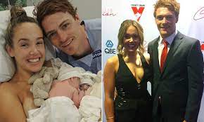More baby joy for cats star gary rohan and wife amie after 2018 heartbreak. Gary Rohan And Wife Amie As Twin Daughter Dies From Rare Condition Daily Mail Online