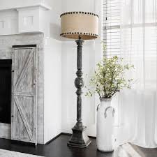 Switch Things Up In Your Home With A Stunning New Floor Lamp The Distressed Details And Bold Farmhouse Floor Lamps Floor Lamps Living Room Floor Lamp Makeover
