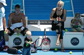 Bec hewitt celebrates husband lleyton hewitt winning his match against thanasi kokkinakis of australia during day three of the 2014 brisbane international. Hewitt Family Chaos Tug Of War Over Cruz New Idea Magazine