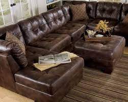 Classic Brown Leather Sectional Tufted Couch With Chaise And Ottoman Table Sectional Sofa Decor Sofa Decor Leather Chaise Sectional Free shipping on orders of $35+ and save 5% every day with your target redcard.