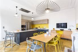 Deco salon salle a manger 30m2 17 amenagement cuisine 20m2. Luxury Amenagement Cuisine Salon 30m2 Kitchen Design Kitchen Dining Room Cosy Kitchen