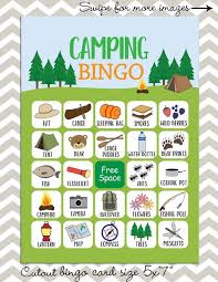 Cara download prefill yang susah, cara download prefill dapodik kun kepala sekolah belum terdaftar kegagalan download prefill ini ada berbagai alasan diantaranya padatnya kunjungan di server prefill. 20 Camping Bingo Cards 20 Unique Prefilled Game Cards Kid S Party Game Printable Instant Download In 2021 Camping Bingo Camping Theme Camping Theme Preschool