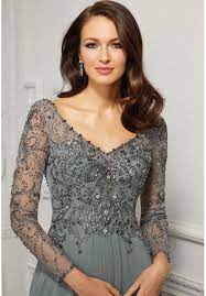 They are suitable for those who want to hide the romantic young ladies for the solemn and strict way of suitable evening dresses with sleeves, made of transparent fabric, decorated with a dense layer. Evening Dresses Formal Gowns Morilee