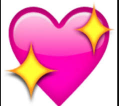 Heart Shining Heart Emoji Stickers Pink Heart Emoji Heart Emoji