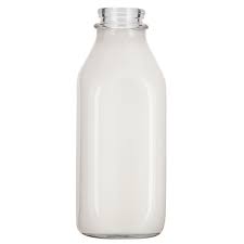 4.8 out of 5 stars. 32 Oz Square Quart Clear Glass Milk Bottle The Cary Company