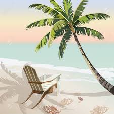 There's really no better way to enjoy the beauty of alaska than from the comfort of one of our royal adirondack chairs. Vintage Beautiful Sunset Seaside Tropical Card Lounge Chair Royalty Free Cliparts Vectors And Stock Illustration Image 59308176