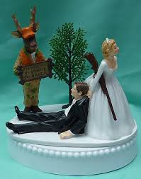 If you are a deer loving couple,love hunting,or just love the outdoors,than you will love this topper. Wedding Cake Topper Deer Hunter Hunting Buck Themed Hunters Orange Camo Funny 69 95 Picclick