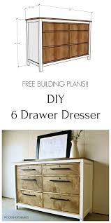 6 Drawer Dresser 9 Step Building Plans A Video Tutorial In 2020 Woodworking Projects Diy Diy Furniture Projects Diy Furniture Plans