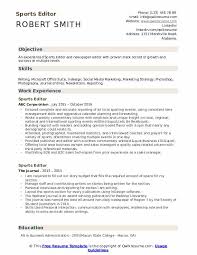 sports editor resume samples qwikresume