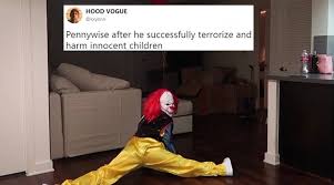Pennywise From It Has Become A Hilarious Meme Thanks To The Internet Trending News The Indian Express