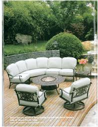 Grand Tuscany Curved Sectional By Hanamint Patio Furniture Layout Outdoor Furniture Sets Patio
