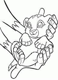 Baby lion first starts to crawl and then over time learn to walk. Cute Lion Coloring Page Coloring Home