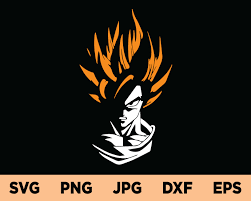 Download dragon ball z logo. Dragon Ball Z Svg Goku Svg Goku Angry Svg By Art Planet On Zibbet