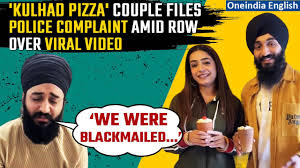 Kulhad Pizza Couple Viral Video: Sehaj Arora Clarifies on leaked video,  calls it fake |Oneindia News