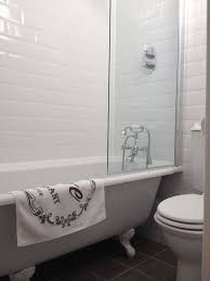 Corner Roll Top Bath With Shower Bathroom Freestanding Bathroom Renovation Designs Bathroom Renovation Shower