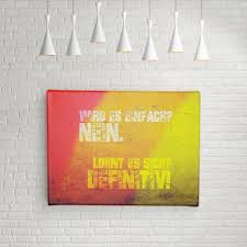 Motivationsspruche Auf Leinwand Wall Design