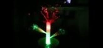 Vintage avon 'just for you beautiful fiber optic white rose flower bouquet!!. How To Make An Led Fiber Optic Rose Flower Arrangement Wonderhowto