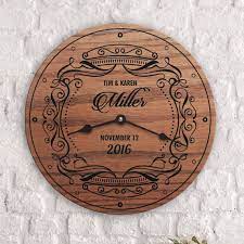 Wedding Gifts With Meaning Personalized Wedding Gifts With Etsy In 2021 Personalized Wedding Gifts Unique Wedding Gifts Wooden Clock