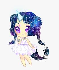 Cute looking anime characters usually have bigger heads and foreheads with smaller chins. Girl Animegirl Unicorn Cute Drawing Unicorns Anime Galaxy Unicorn Drawing Hd Png Download Transparent Png Image Pngitem