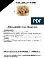 Muara sungai terlindung daripada tiupan angin monsun. Kesultanan Melayu Melaka