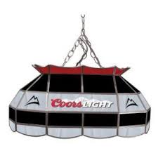 Beer Buckets Walmart Trademark Global Coors Light 28 In Stained Glass Pool Table Lamp Pool Table Lighting Glass Pool Pool Light