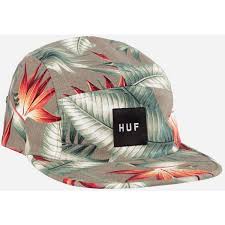 Huf Birds Of Paradise 5 Panel Cap Olive Birds Of Paradise Huf Hats For Men