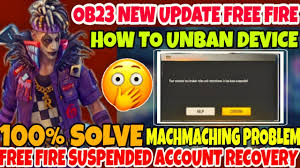 Freefire suspended account by boosters and cleaners unban freefire banned account information. Ob23 Update Free Fire Account Suspended Recovery 2020 Multiple Accounts Free Fire Unban Device Fgs Youtube