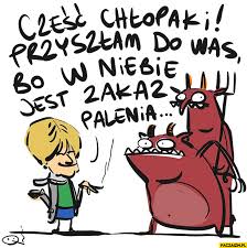 Wszystkie teksty, zdjęcia i grafiki zamieszczone na tym blogu są mojego autorstwa, zatem wszelkie prawa autorskie (w myśl ustawy z dnia 4 lutego 1994 r. Maria Czubaszek W Piekle Czesc Chlopaki Przyszlam Do Was Bo W Niebie Jest Zakaz Palenia Diably Paczaizm Pl