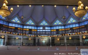 Daily fajar (fajr) timing in kuala lumpur, dhuhur time. Prayer Hall At Masjid Negara Mosque In Kuala Lumpur Malaysia The Road To Anywhere