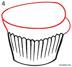 And then draw the top which is same as the top of mushroom as shown. How To Draw A Cupcake Step By Step Guide