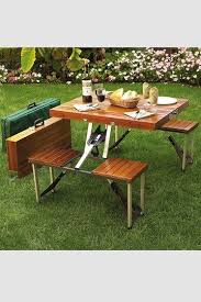 Brown Portable Picnic Table Hautelook Folding Picnic Table Portable Picnic Table Picnic Table