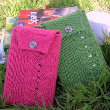 >knit cozy entrelac kindle cover. Device Knitting Patterns In The Loop Knitting