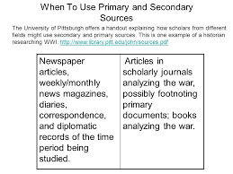 Research shows that the environment, specifically in relation to tobacco use, is an important factor in understanding individual tobacco use. Examples Of Secondary Sources
