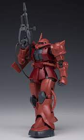 Review Hg 1 144 Zaku Ii Red Comet Ver The Origin Series Gundam Model Gundam Mobile Suit Gundam