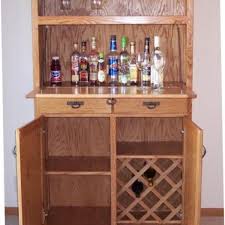 Whiskey barrel liquor cabinet w lazy susan & built in wine rack with removable door. Custom Liquor Cabinets Custommade Com