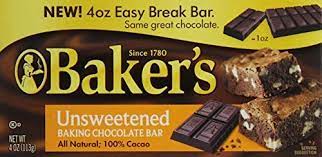 Chocolate most commonly comes in dark , milk , and white varieties , with cocoa solids contributing to the … Baker S Unsweetened Chocolate 4 Oz By Baker S Amazon De Lebensmittel Getranke