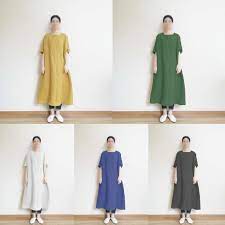 型紙 作り方 簡単aラインのワンピース ハンドメイド洋裁ブログ yanのてづくり手帖 簡単大人服 子供服 小物の無料型紙と作り方 ワンピース 型紙 無料 ドレス 作り方 ドレスの縫製型紙